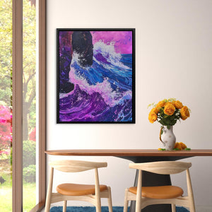 Power of the Violet Sea - Luxury Wall Art