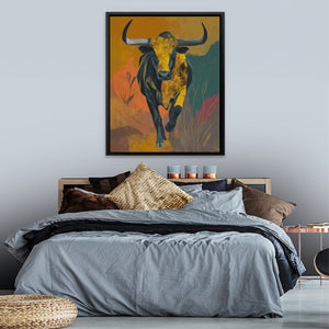 Prairie Thunder Bull - Luxury Wall Art