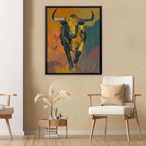 Prairie Thunder Bull - Luxury Wall Art