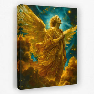 Praying for Life - Angelic Canvas Wall Art