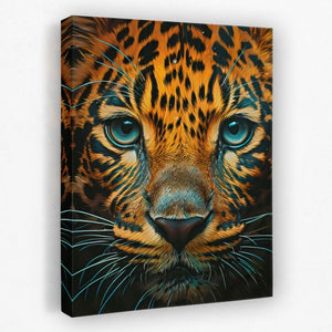 Predatory Pounce - Animals Canvas Wall Art