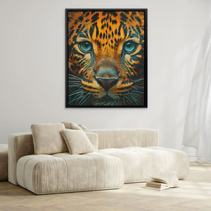Predatory Pounce - Large Canvas Print
