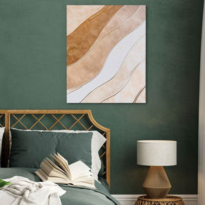 Prismatic Innocence - Abstract Wall Art in Black Frame