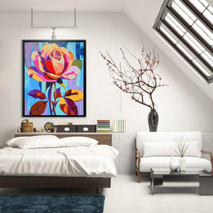 Prismatic Petals - Luxury Wall Art