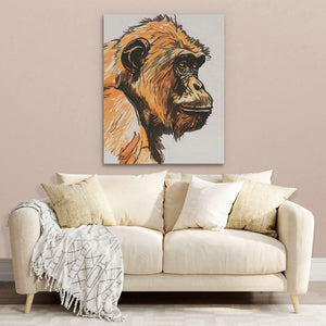 Prismatic Primate - Animals Art for Home Office