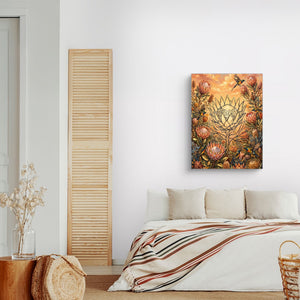 Protea Sunbird Sunrise โ protea sunbird sunrise sq land nice bedroom 1port flush print