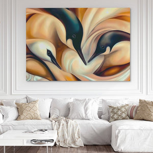 Puddle of Penguins - Luxury Wall Art