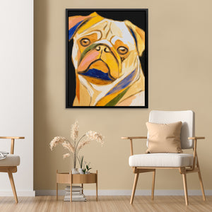 Pug's Golden Hour - Luxury Wall Art