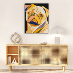 Pug's Golden Hour - Luxury Wall Art