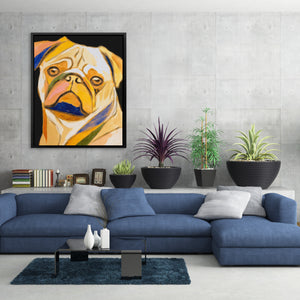 Pug's Golden Hour - Luxury Wall Art