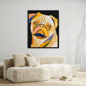 Pug's Golden Hour - Luxury Wall Art