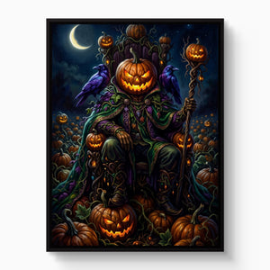 Pumpkin King Enthroned - Luxury Wall Art