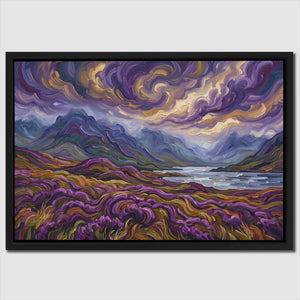 Purple Flower Valley โ Purple Flower Valley Close Up Landscape 24