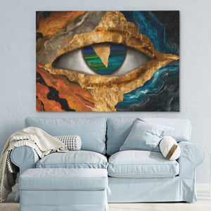 Pyramid Golden Eye — Pyramid Golden Eye Blue Pastel Couch 4