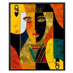 Queen's Spade Fragments - Luxury Wall Art