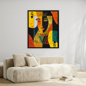 Queen's Spade Fragments - Luxury Wall Art