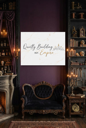 Quiet Empire Building โ quiet empire building p indoor room with furniture 1land flush print