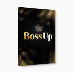 Quote Boss Up โ quote boss up angled flush print
