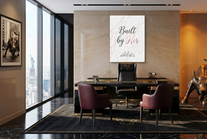 Quote Built By Her โ quote built by her office with desk and chairs 2 1port flush print
