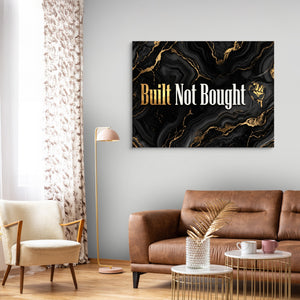 Quote Built Not Bought โ quote built not bought sq curtains 1land flush print