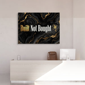 Quote Built Not Bought โ quote built not bought sq reception desk 1land flush print