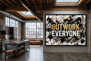 Quote Outwork Everyone V2 โ quote outwork everyone v2 kitchen interior with island 1land framed black
