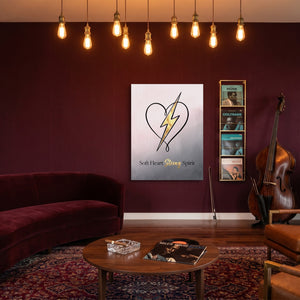 Quote Soft Heart Strong Spirit โ quote soft heart strong spirit sq jazz room 1port flush print