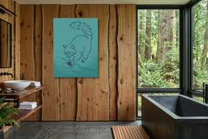 Raccoon Line Art - Luxury Wall Art
