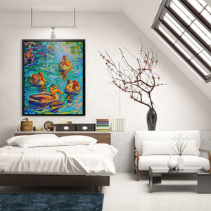 Radiant Ducklings - Luxury Wall Art