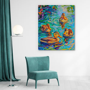 Radiant Ducklings - Luxury Wall Art