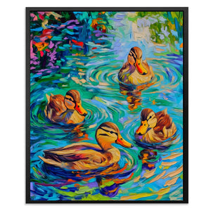 Radiant Ducklings - Luxury Wall Art