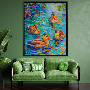 Radiant Ducklings - Luxury Wall Art
