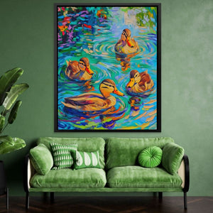 Radiant Ducklings - Luxury Wall Art