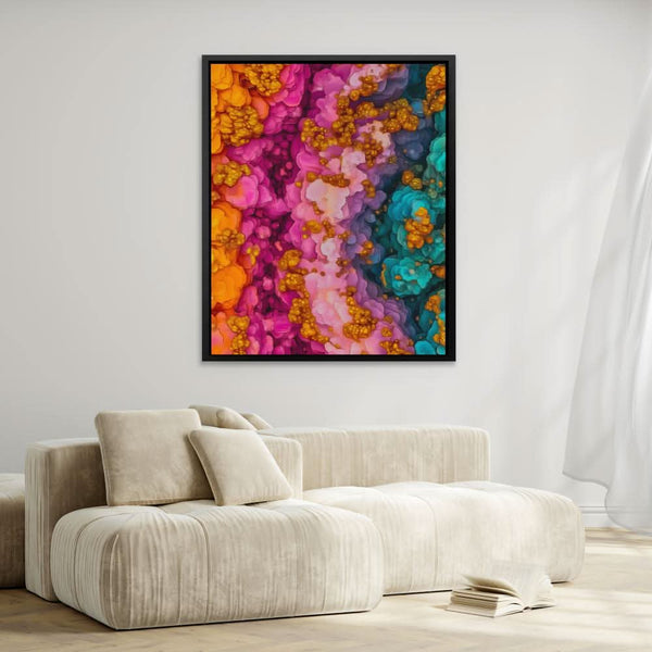 Rainbow Bloom in a room