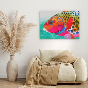 Rainbow Fish - Luxury Wall Art
