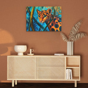 Rainforest Feline - Luxury Wall Art