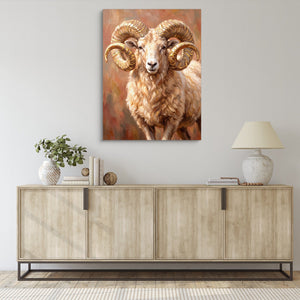 Ram Of The Badlands - Luxury Wall Art