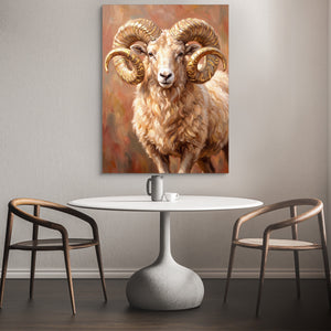 Ram Of The Badlands โ ram of the badlands sq coffee table 1port flush print