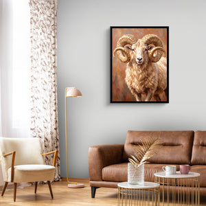 Ram Of The Badlands โ ram of the badlands sq curtains 1port framed black