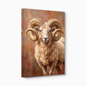 Ram Of The Badlands โ ram of the badlands angled flush print