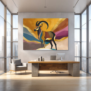 Rams Radiant Ascent - Luxury Wall Art