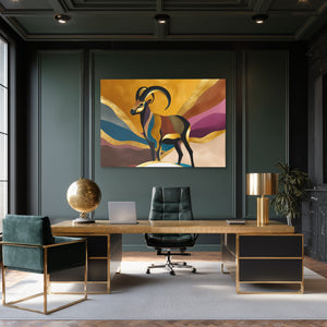Rams Radiant Ascent - Luxury Wall Art