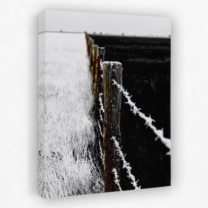 Ranch Fence Frosted โ Ranch Fence Frosted Portrait Side View Mirror 182
