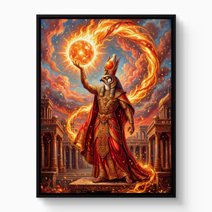 Ra's Fire Orb - Luxury Wall Art
