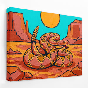 Rattlesnake Desert Noon โ Rattlesnake Desert Noon Landscape Side View Mirror Wrap 94