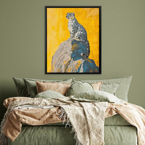 Regal Heights - Gold Canvas Wall Art