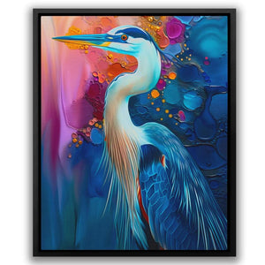 Regal Resplendence - Wall Art in Black Frame