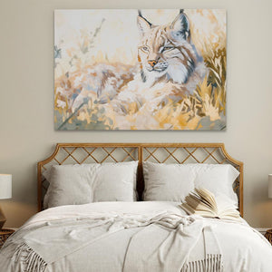 Resting Lynx - Luxury Wall Art