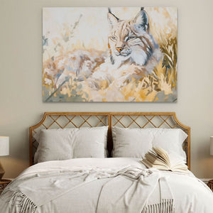 Resting Lynx - Luxury Wall Art