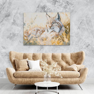 Resting Lynx - Luxury Wall Art